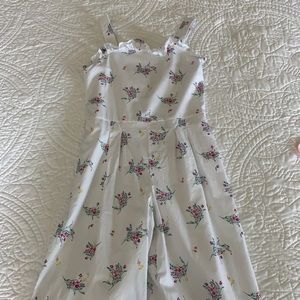 Janie and Jack Floral Jumpsuit Size 8